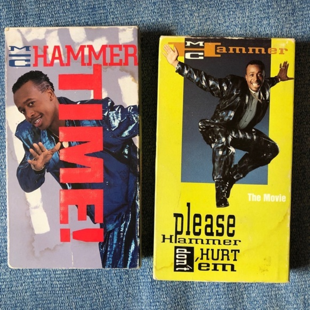 Vintage MC Hammer music VHS set 90’s‎